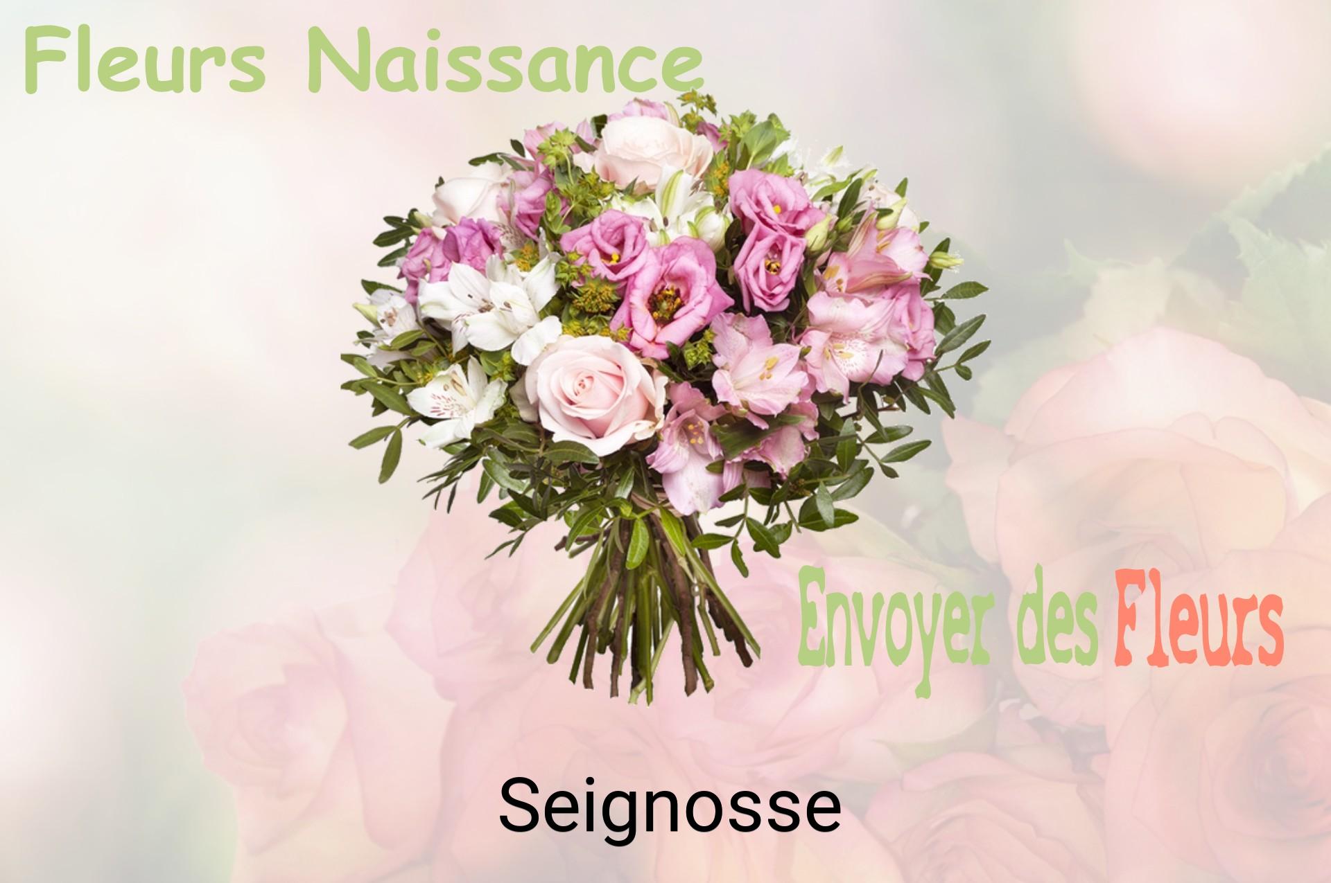 Bouquet de fleurs de naissance livré à Seignosse