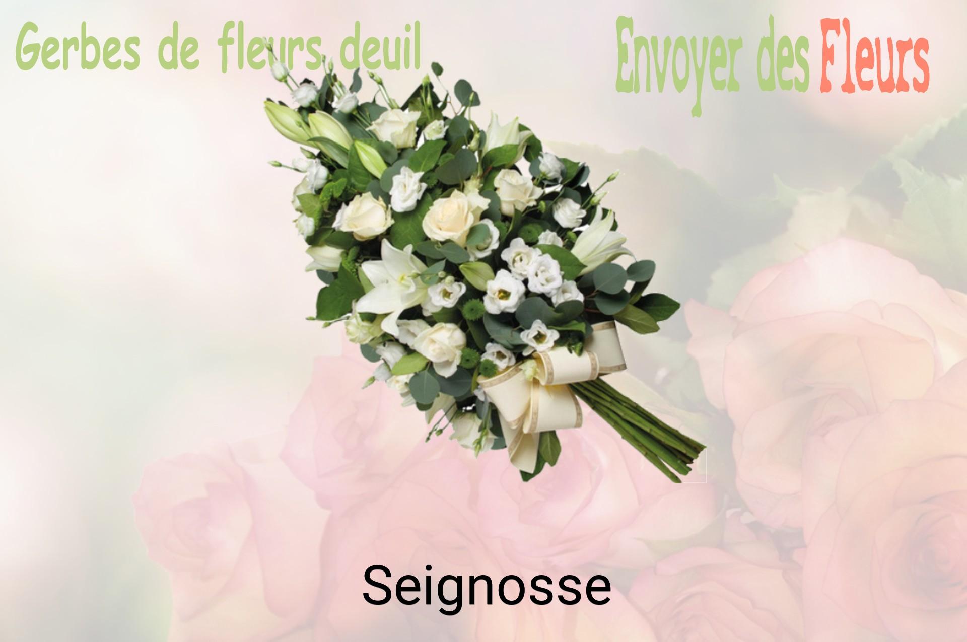 Gerbe de fleurs de deuil livrée à Seignosse